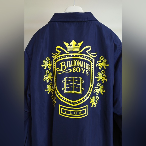 Billionaire Boys Club Coach Jacket Navy / Yellow - M - Picture 3 of 10